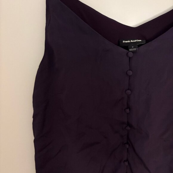 Purple Frank and oak buttoned cami - Picture 2 of 3